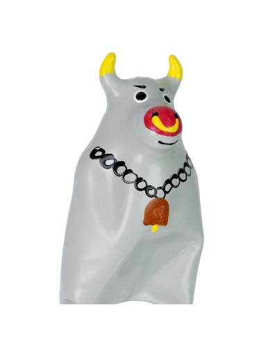 CONDOMERIE - PRÉSERVATIFS FANTAISIE PEINTS À LA MAIN TAUREAU GRIS MODÈLE 2