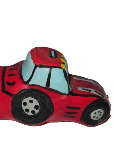 CONDOMERIE - PRÉSERVATIFS FANTAISIE PEINTS À LA MAIN TRACTEUR ROUGE XL
