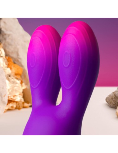 ROCKS-OFF - GLO-GIRL BUNNY VIBRATEUR FLEXIBLE VIOLET