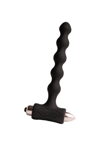 ROCKS-OFF - PETITE SENSATIONS PERLES ANAL PLUG VIBRATEUR NOIR