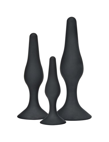 TOYJOY - Plug anal CURVY COMPANIONS 3 pièces Noir