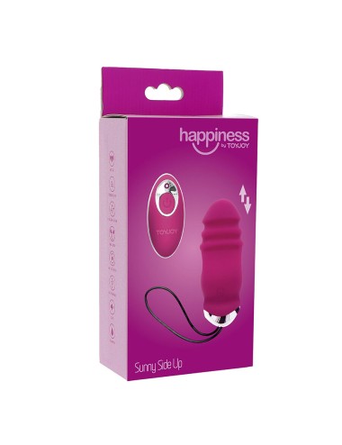 TOYJOY - HAPPINESS SUNN SIDE UP AND DOWN VIBRATEUR FUCHSIA TÉLÉCOMMANDE