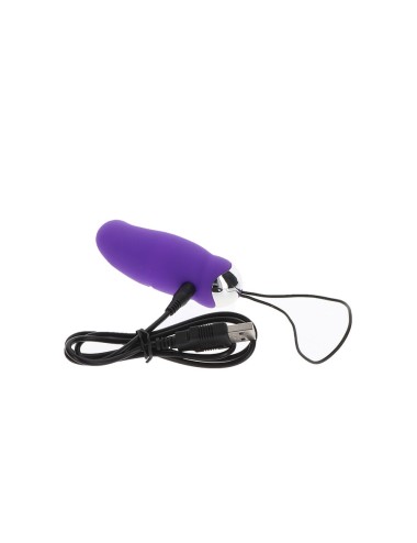 TOYJOY - HAPPINESS MY ORGASM EGGSPLODE VIBRATEUR VIOLET TÉLÉCOMMANDE