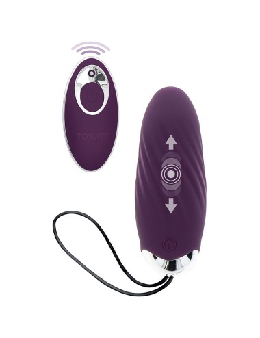 TOYJOY - HAPPINESS KNOCK KNOCK EGGSTAVAGANT VIBRATEUR TÉLÉCOMMANDE VIOLET