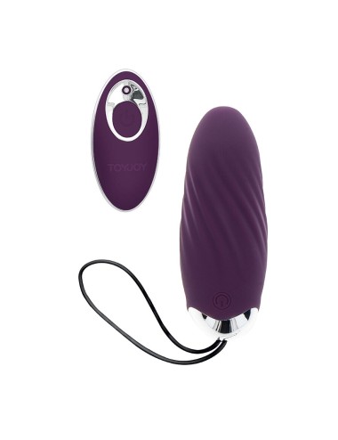 TOYJOY - HAPPINESS KNOCK KNOCK EGGSTAVAGANT VIBRATEUR TÉLÉCOMMANDE VIOLET