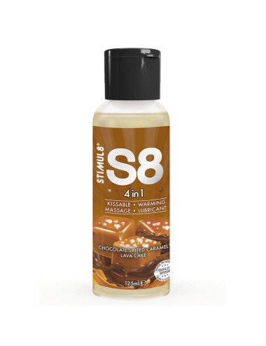 STIMUL8 - S8 LUBRIFIANT DESSERT 4 EN 1 CHOCOLAT ET CARAMEL SALÉ 125 ML