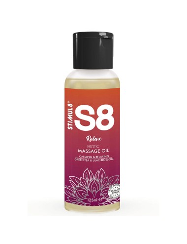 STIMUL8 - S8 RELAX HUILE DE MASSAGE AU THÉ VERT 125 ML