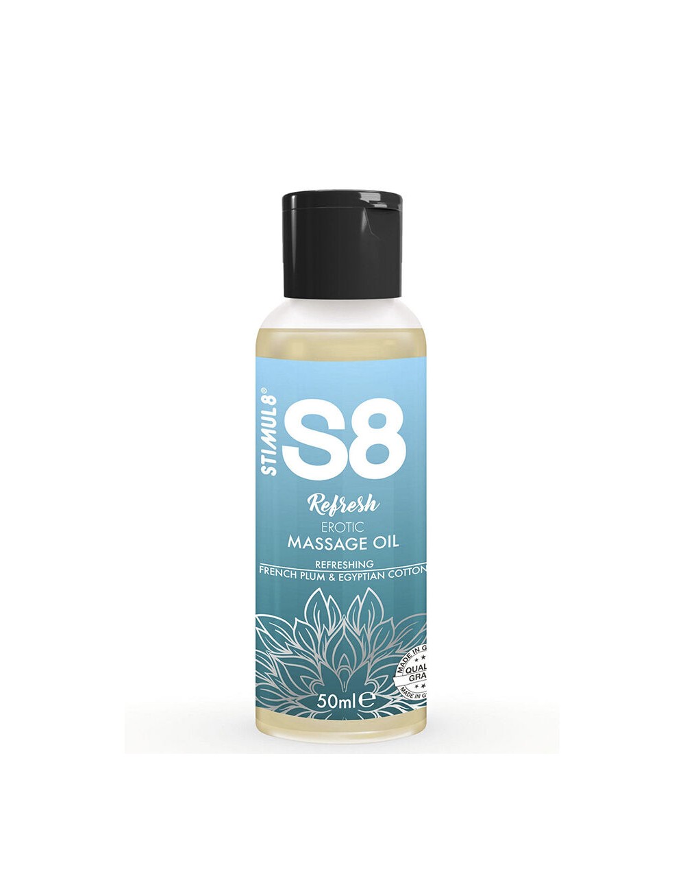 STIMUL8 - S8 REFRESH HUILE DE MASSAGE ÉROTIQUE AU COTON 50 ML