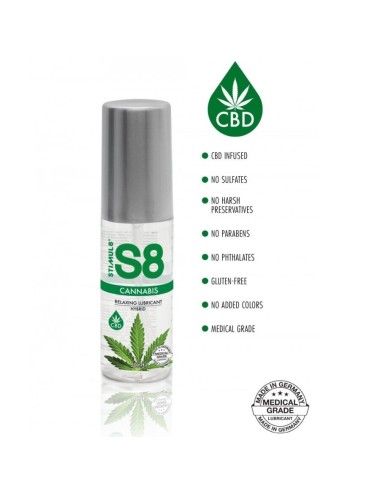 STIMUL8 - LUBRIFIANT HYBRIDE AU CANNABIS S8 50 ML