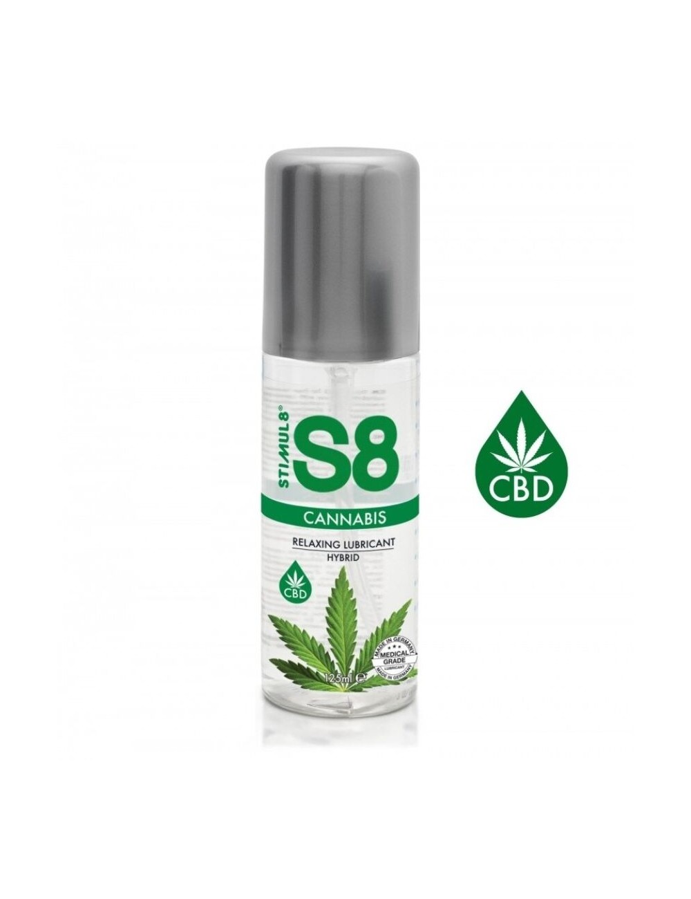 STIMUL8 - LUBRIFIANT HYBRIDE AU CANNABIS S8 125 ML STIMUL8 - LUBRIFIANT HYBRIDE AU CANNABIS S8 125 ML