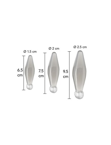TOYJOY - JEU ANAL FINGER RIMMER 3 PIÈCES TRANSPARENT