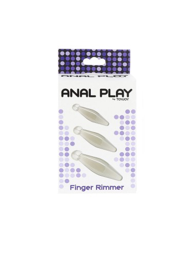 TOYJOY - JEU ANAL FINGER RIMMER 3 PIÈCES TRANSPARENT