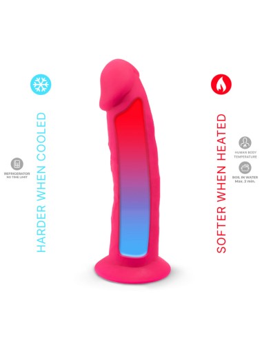 SILEXD - MODÈLE DE PÉNIS RÉALISTE 2 ROSE + TÉLÉCOMMANDE LRS 17 CM