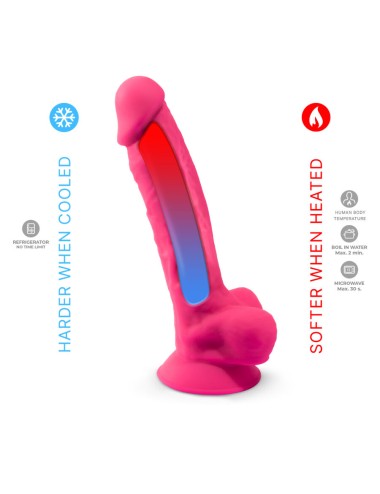 SILEXD - MODÈLE DE PÉNIS RÉALISTE 18 VIBRATIONS ROSE + TÉLÉCOMMANDE LRS