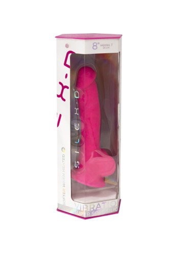 SILEXD - MODÈLE DE PÉNIS RÉALISTE 18 VIBRATIONS ROSE + TÉLÉCOMMANDE LRS
