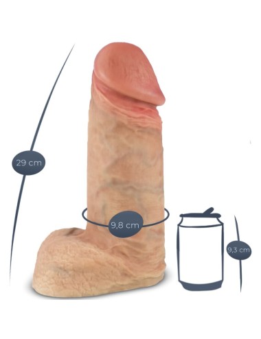 SILEXD - MODÈLE 1 PÉNIS RÉALISTE EN SILICONE XTREME PREMIUM 28 CM