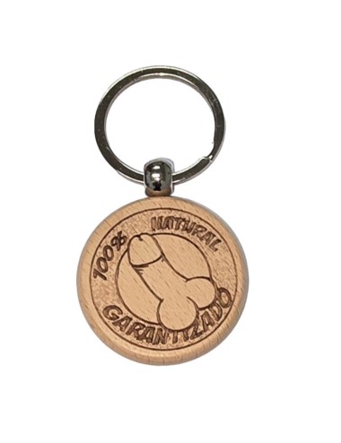 DIABLO PICANTE - PORTE-CLÉS EN BOIS EN FORME DE PÉNIS