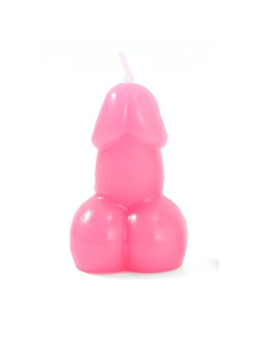 DIABLO PICANTE - BOUGIE EN FORME DE PÉNIS DE COULEUR FUCHSIA