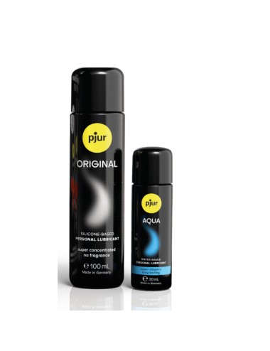 PJUR - COFFRET 30E ANNIVERSAIRE PJUR ORIGINAL 100 ML + PJUR AQUA 30 ML EN CADEAU