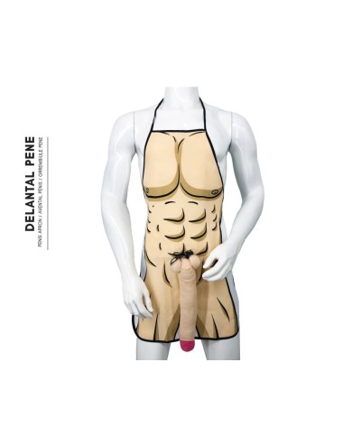 DIABLO PICANTE - TABLIER PÉNIS 3D MUSCULAIRE ET AUDACIEUX