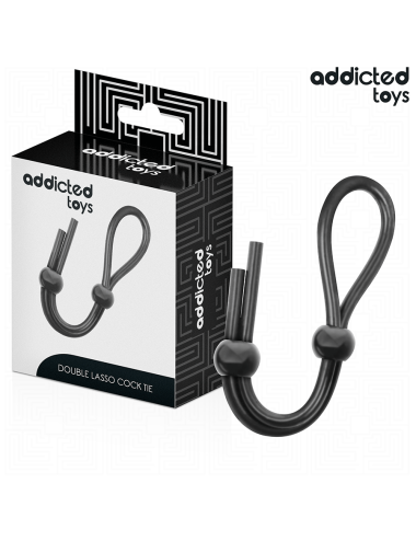 ADDICTED TOYS - CORDE EN SILICONE POUR LE PÉNIS À DOUBLE BOUCLE