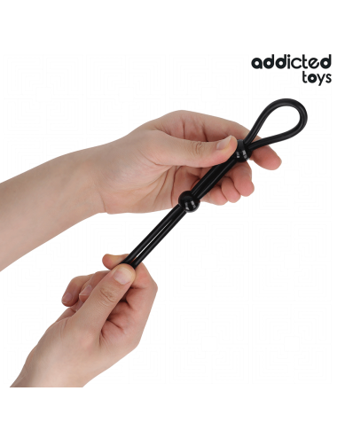 ADDICTED TOYS - CORDE EN SILICONE POUR LE PÉNIS À DOUBLE BOUCLE
