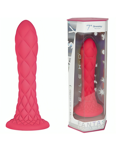 SILEXD - DREAMY DILDO FANTASY SILICONE LIQUIDE THERMOREACTIF FUCHSIA 18