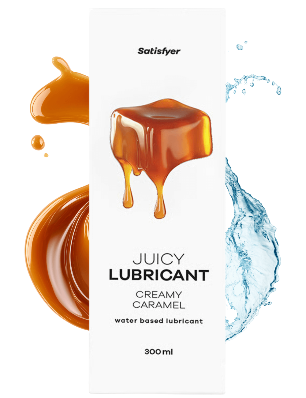 Lubrifiant à base d'eau Caramel crémeux 300 ml Satisfyer - CC597066