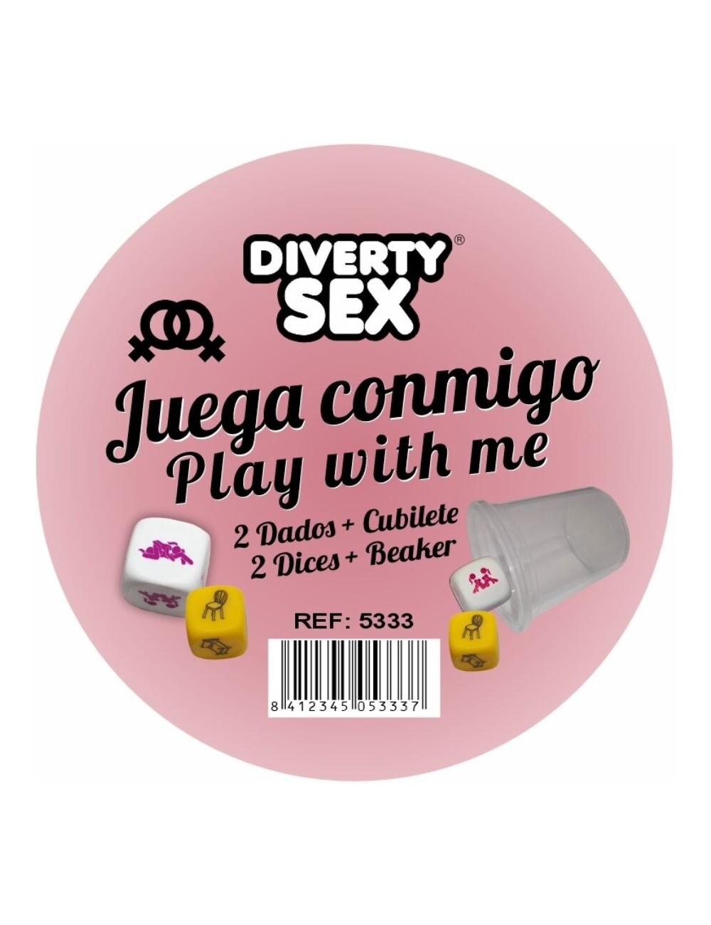 DIABLO PICANTE - JEU DE DÉS PLACE + POSITIONS POUR FEMMES AVEC COUPE