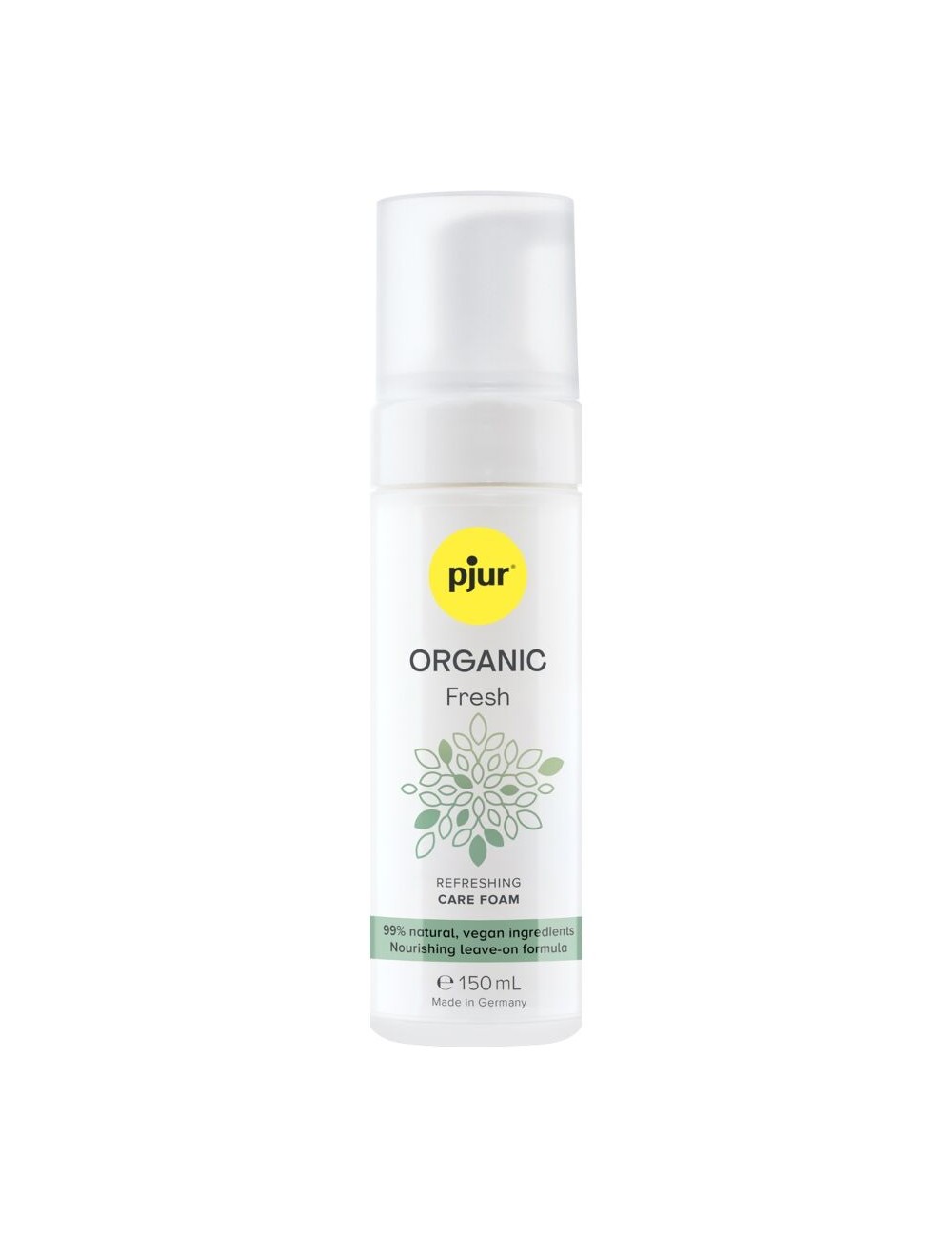PJUR - MOUSSE RAFRAÎCHISSANTE BIOLOGIQUE VEGAN SANS RINÇAGE 150 ML