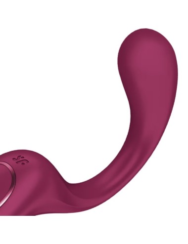 SATISFYER - G FOR GODDESS 2 BOUTEILLE VIBRATEUR LAPIN BORDEAUX