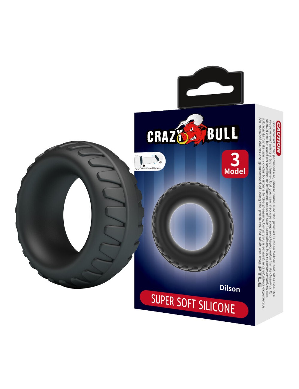 CRAZY BULL - BAGUE EN SILICONE DILSON MODÈLE 3