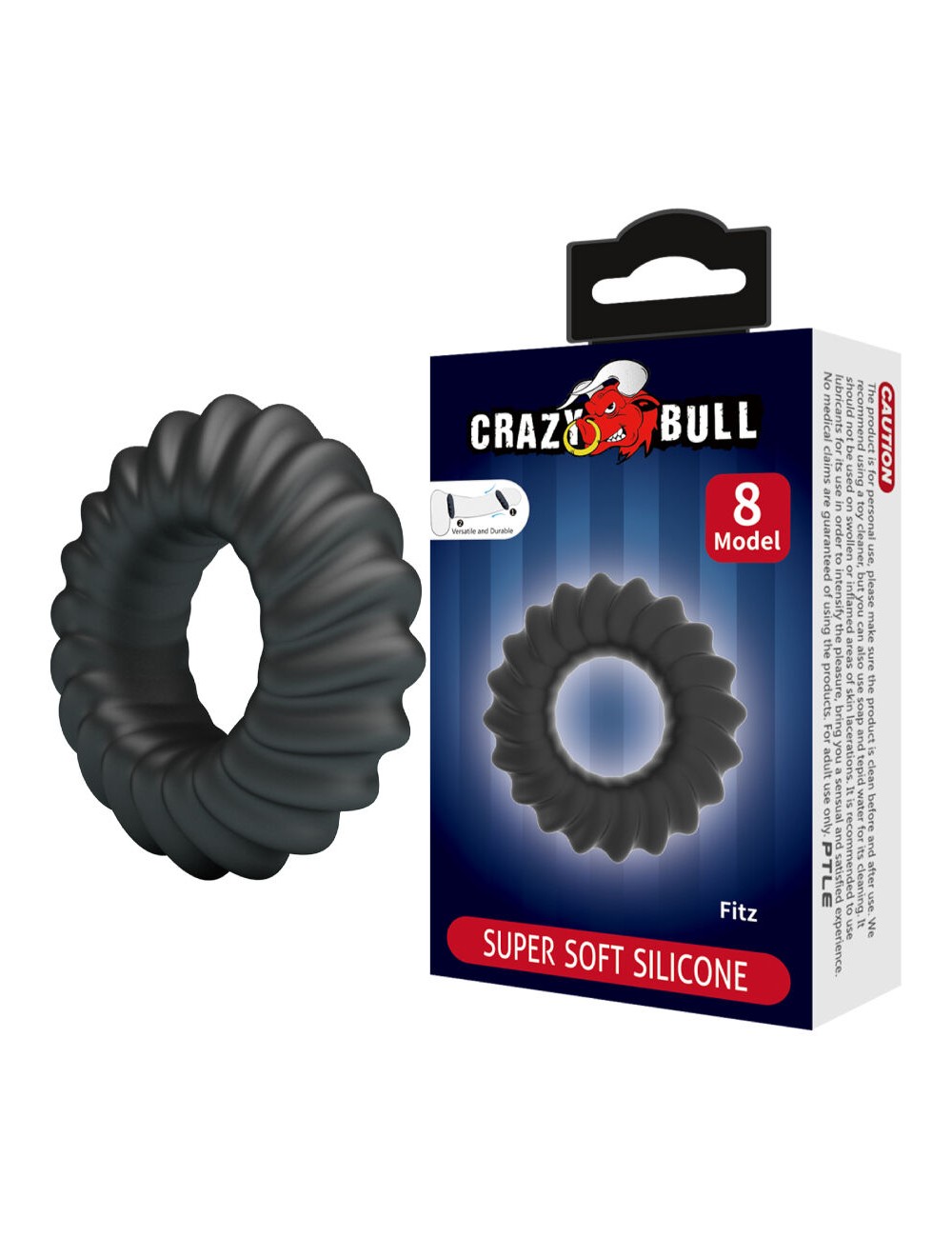CRAZY BULL - BAGUE EN SILICONE FITZ MODÈLE 8