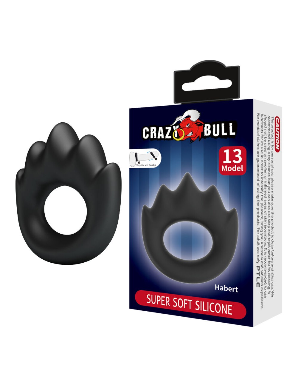 CRAZY BULL - BAGUE EN SILICONE HABERT MODÈLE 13