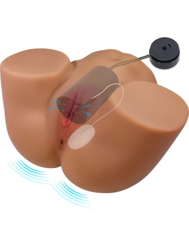 CRAZY BULL - GERIANN VIBRATEUR ET SUÇON FÉMININ RÉALISTE AVEC SON 5,5 KG