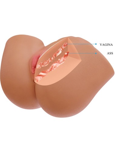 CRAZY BULL - ILANA VIBRATEUR ET SUÇON FÉMININ RÉALISTE AVEC SON 6,8 KG