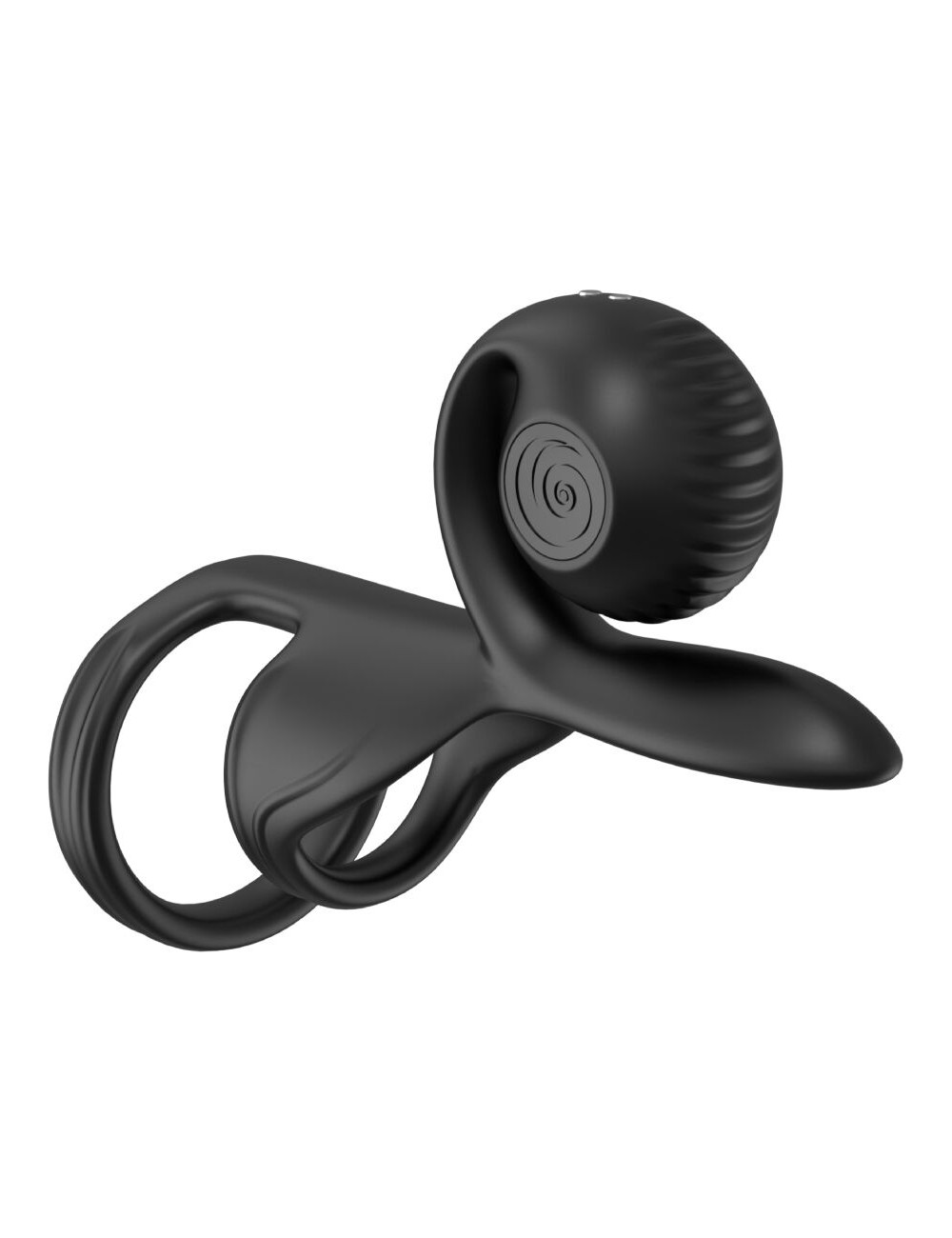 SNAIL VIBE - JOVI BAGUE POUR COUPLES TÉLÉCOMMANDE NOIRE