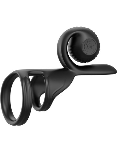 SNAIL VIBE - JOVI BAGUE POUR COUPLES TÉLÉCOMMANDE NOIRE