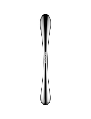 SATISFYER - COSMIC CREST 1 GODEMICHET DOUBLE EXTRÉMITÉ EN ACIER INOXYDABLE