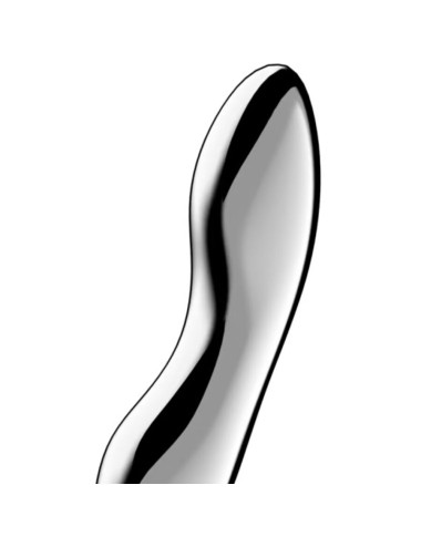 SATISFYER - COSMIC CREST 2 GODEMICHET DOUBLE EN ACIER INOXYDABLE