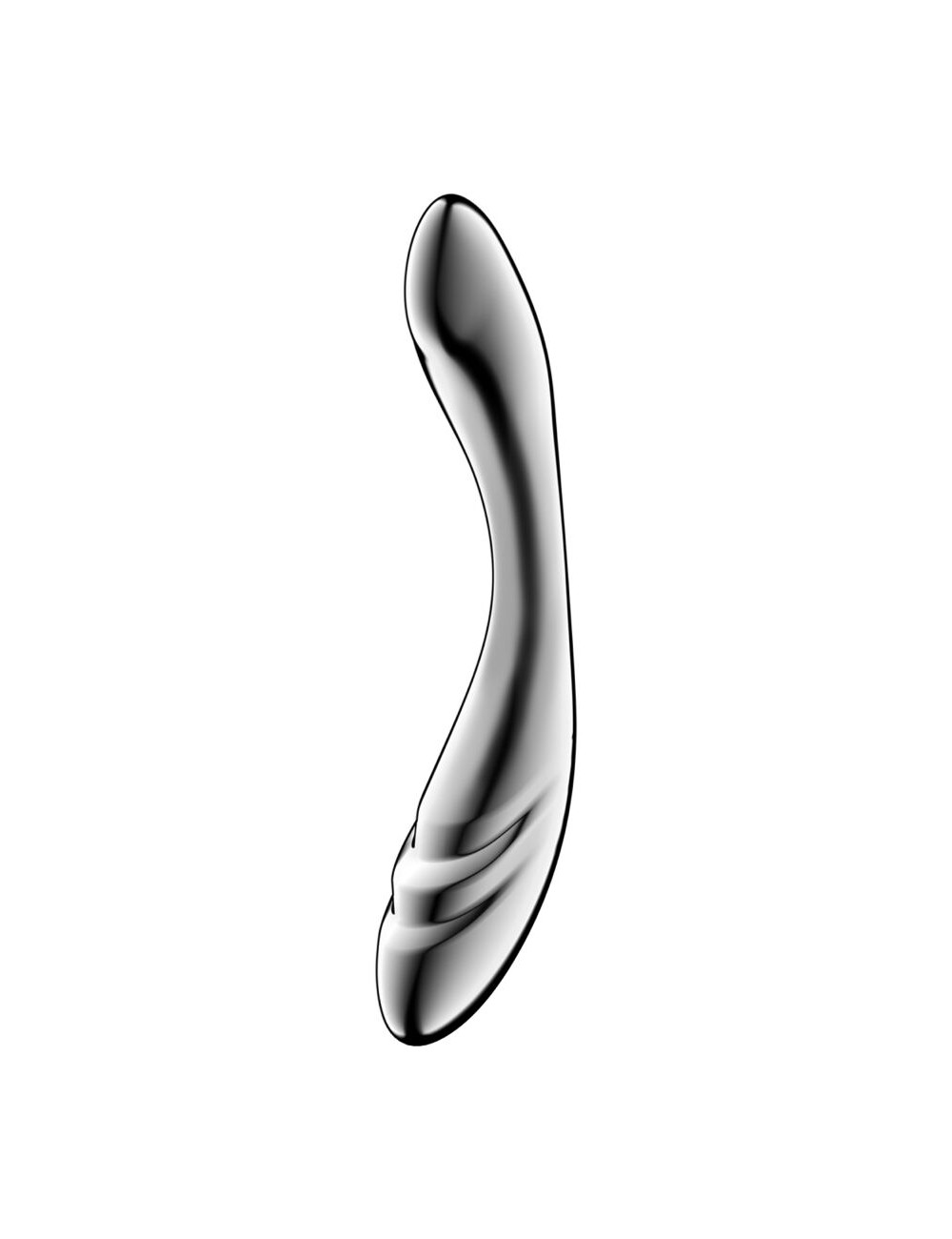 SATISFYER - PURE GRAVITY 3 GODEMICHET DOUBLE EXTRÉMITÉ EN ACIER INOXYDABLE