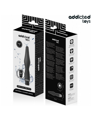 ADDICTED TOYS - NETTOYEUR ANAL AVEC ADAPTATEUR UNIVERSEL MODÈLE 2