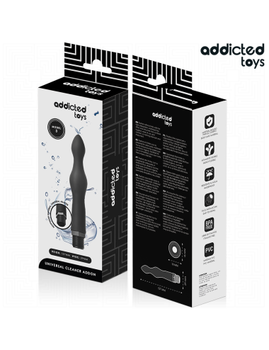 ADDICTED TOYS - NETTOYEUR ANAL AVEC ADAPTATEUR UNIVERSEL MODÈLE 3