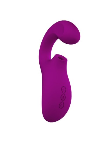 LELO - ENIGMA DOUBLE ASPIRATION STIMULATION MASSEUR  ROSE PROFONDE