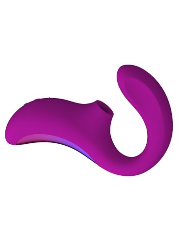 LELO - ENIGMA DOUBLE ASPIRATION STIMULATION MASSEUR  ROSE PROFONDE