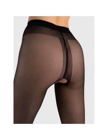 Ouvert Collants 20 DEN - Noir