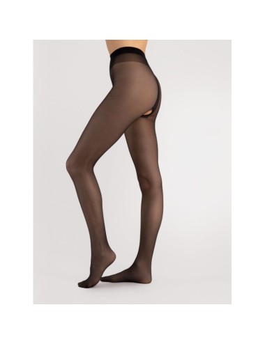 Ouvert Collants 20 DEN - Noir