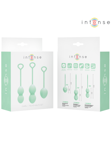 INTENSE - KIT DE BOULES DE KEGEL CHARLI VERT CLAIR