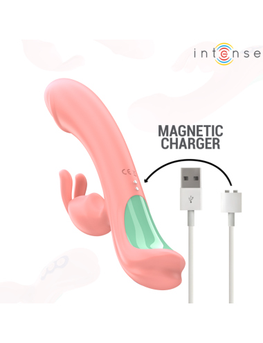 INTENSE - RACHEL VIBRATEUR RABBIT 5 VIBRATIONS ROSE