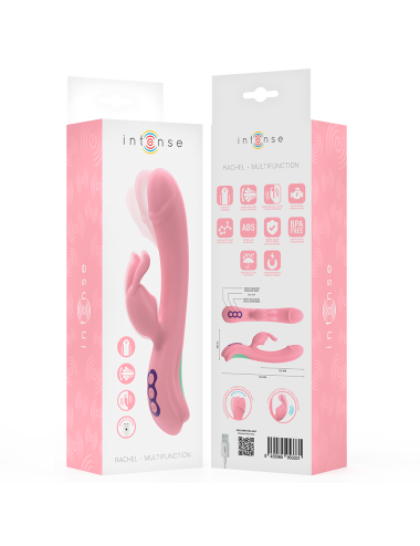 INTENSE - RACHEL VIBRATEUR RABBIT 5 VIBRATIONS ROSE